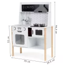 Játékkonyha, ECOTOYS PLK537, fa, 70 x 29,5 x 96 cm, fényhatásokkal, hanghatásokkal, tartozékokkal