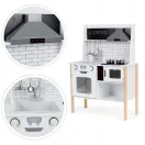 Játékkonyha, ECOTOYS PLK537, fa, 70 x 29,5 x 96 cm, fényhatásokkal, hanghatásokkal, tartozékokkal