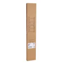 Könyvespolc, ModernHome CWJ6024144LG, 144 x 58,5 x 23,5 cm, vad tölgy, 5 polcos, fém váz, MDF polc, falhoz rögzíthető