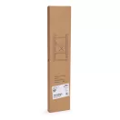 Könyvespolc, ModernHome CWJ6024112LG, 58,5 × 23,5 × 113 cm, vad tölgy, 4 polcos, fém váz, MDF polc, falhoz rögzíthető