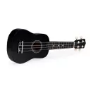 Gyerek ukulele, ECOTOYS MF019D, fekete, 17,5 x 5 x 52,5 cm, fa, hangolható, 4 nejlon húrral, pengetővel, 12 bunddal, 3 éves kortól ajánlott
