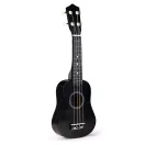 Gyerek ukulele, ECOTOYS MF019D, fekete, 17,5 x 5 x 52,5 cm, fa, hangolható, 4 nejlon húrral, pengetővel, 12 bunddal, 3 éves kortól ajánlott