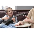 Gyerek ukulele, ECOTOYS MF019D, fekete, 17,5 x 5 x 52,5 cm, fa, hangolható, 4 nejlon húrral, pengetővel, 12 bunddal, 3 éves kortól ajánlott