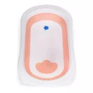 Utazó gyerekkád, ECOTOYS HA-B27, rózsaszín, 81 x 49,5 cm, összecsukható, hőérzékelős dugóval, szilikon és műanyag, 0-1 éves korig