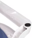 Utazó gyerekkád, ECOTOYS HA-B27, kék, 81 x 49,5 cm, összecsukható, hőérzékelős dugóval, szilikon és műanyag, 0-1 éves korig