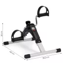 Szobakerékpár, MOVEPRO GB-MC05, mini, 48 x 36,5 x 26 cm, fekete, összecsukható, 5 funkciós kijelző, csúszásgátló pedálok, mechanikus ellenállás-állítás