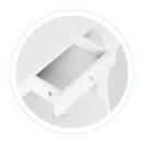 Játék fésülködő asztal, ECOTOYS FH-KF200011-W, 65 x 110 x 43 cm, fa és MDF, tükörrel, fiókkal, zsámollyal, falhoz rögzíthető
