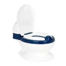 Gyerek bili, ECOTOYS HA-P05, kék, WC-szerű kialakítás, fedéllel, tisztítókefével, kivehető tartállyal, puha ülőkével, stabil, műanyag