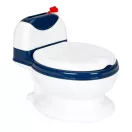 Gyerek bili, ECOTOYS HA-P05, kék, WC-szerű kialakítás, fedéllel, tisztítókefével, kivehető tartállyal, puha ülőkével, stabil, műanyag
