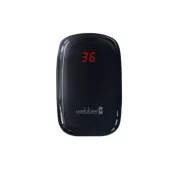   Levegőminőség-mérő állomás, METEO SP75, fekete, lézeres PM2,5/PM10/PM1 szenzorral, Bluetooth kapcsolattal, okostelefonos alkalmazással, időjárás-előrejelzéssel