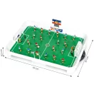 Rugós csocsóasztal, Multistore HC38246, zöld, 51 x 37 x 6,5 cm, hordozható, 22 játékos, rugós játékosokkal, mozgatható kapusokkal, 1 labda, eredményjelző