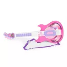 Gyerek gitár szett, Multistore HC342075, elektromos gitár mikrofonnal és állvánnyal, gitár 57 x 22 cm, állvány 57-97 cm állítható, műanyag, MP3/iPhone csatlakoztatható, 2 ritmuskíséret, hangerőszabályzó, elemes (2 x AA, nem tartozék), 3 éves kortól