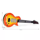 Gyerek gitár, Multistore HC566237, 18 x 4 x 54 cm, infravörös szenzor, LED fények, 8 dallam és 8 hangszerhang, vállpánt, elemes (3 x AA, nem tartozék)