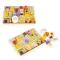 Fagylaltozó játékkészlet, ECOTOYS TL91084, fagylaltozó, 27 db, tábla 29,5 x 21 cm, 18 hónapos kortól