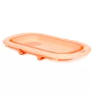 Utazó gyerekkád, ECOTOYS HA-B37, rózsaszín, 79 x 49 cm, összecsukható, hőérzékelős dugóval, szilikon és műanyag, 0-1 éves korig