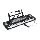 Gyerek szintetizátor, MUSIC PARADISE MQ-6119, 76 x 23 x 19 cm, 61 billentyűs, mikrofonnal, hálózati adapterrel, 10 ritmussal, 6 dallammal, felvétel funkcióval, 3 éves kortól