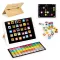 Oktató tablet, ECOTOYS G090, 18 x 24,7 cm, fa, 55 db szám és műveleti jel, 30 db kép, 3 éves kortól