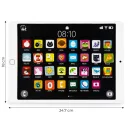 Oktató tablet, ECOTOYS G090, 18 x 24,7 cm, fa, 55 db szám és műveleti jel, 30 db kép, 3 éves kortól