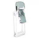 Etetőszék, ECOTOYS HA-013, zöld, összecsukható, állítható, levehető dupla tálcával, 5 pontos biztonsági öv, 4 kerekes láb, teherbírás: 20 kg