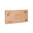 Íróasztal, ModernHome CHDK07-DG, 110 x 40 x 92 cm, szürke, 4 polcos, laminált forgácslap, védőtalpakkal
