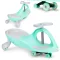 Wiggle autó, ECOTOYS YM-SW-1, zöld, 79 x 36 x 38,5 cm, LED-es világító gumírozott kerekek, 360°-ban forgó kormány, beltéri/kültéri, teherbírás: 70 kg, 3 év felett