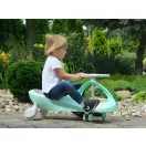 Wiggle autó, ECOTOYS YM-SW-1, zöld, 79 x 36 x 38,5 cm, LED-es világító gumírozott kerekek, 360°-ban forgó kormány, beltéri/kültéri, teherbírás: 70 kg, 3 év felett