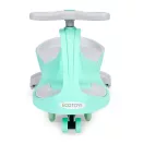 Wiggle autó, ECOTOYS YM-SW-1, zöld, 79 x 36 x 38,5 cm, LED-es világító gumírozott kerekek, 360°-ban forgó kormány, beltéri/kültéri, teherbírás: 70 kg, 3 év felett