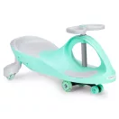 Wiggle autó, ECOTOYS YM-SW-1, zöld, 79 x 36 x 38,5 cm, LED-es világító gumírozott kerekek, 360°-ban forgó kormány, beltéri/kültéri, teherbírás: 70 kg, 3 év felett