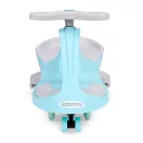 Wiggle autó, ECOTOYS YM-SW-1, kék, 79 x 36 x 38,5 cm, LED-es világító gumírozott kerekek, 360°-ban forgó kormány, beltéri/kültéri, teherbírás: 70 kg, 3 év felett