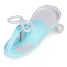 Wiggle autó, ECOTOYS YM-SW-1, kék, 79 x 36 x 38,5 cm, LED-es világító gumírozott kerekek, 360°-ban forgó kormány, beltéri/kültéri, teherbírás: 70 kg, 3 év felett