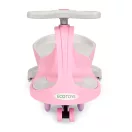 Wiggle autó, ECOTOYS YM-SW-1, rózsaszín, 79 x 36 x 38,5 cm, LED-es világító gumírozott kerekek, 360°-ban forgó kormány, beltéri/kültéri, teherbírás: 70 kg, 3 év felett