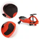 Wiggle autó, ECOTOYS YM-SW-1, piros, 79 x 36 x 38,5 cm, LED-es világító gumírozott kerekek, 360°-ban forgó kormány, beltéri/kültéri, teherbírás: 70 kg, 3 év felett