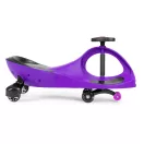 Wiggle autó, ECOTOYS YM-SW-1, lila, 79 x 36 x 38,5 cm, LED-es világító gumírozott kerekek, 360°-ban forgó kormány, beltéri/kültéri, teherbírás: 70 kg, 3 év felett