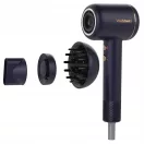 Hajszárító, Webber 05HD-1698, 1600 W, sötétkék–arany, 3 hőfok és 3 sebesség, hideg levegő gomb