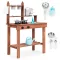 Kültéri játékkonyha, ECOTOYS TL814005, fa, 59,5 x 29,5 x 84,5 cm, működő csappal, forgó gombokkal, 7 db fém tartozékkal, 3 éves kortól
