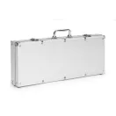 Póker és Blackjack készlet, Multistore D50011501SS, 500 db, 2 pakli kártya, 5 dobókocka, játékszőnyeg 90 x 60 cm, zárható fém koffer, akár 8 játékosig