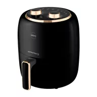   Air Fryer forrólevegős sütő, Eldom FR35, 3,5 l, fekete/arany, olaj nélküli sütés, 7 programos, tapadásmentes, időzítő, 1300 W