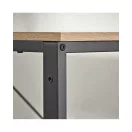 Számítógépasztal, Leobert 2824-1, 97 x 56 x 120 cm, 4 polccal, balos-jobbos szerelhetőség, állítható lábakkal, fa és fém anyagból, teherbírás: 50 kg