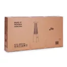 Gázos teraszfűtő, MultiGarden BFH-A-PC, 13 kW, szögletes, 53 x 53 cm, magasság: 227 cm, maximum 11 kg gázpalack, üveg lángvédő, ernyő, nyomásszabályzó, tömlő, védőhuzat, fogyasztás: 929–946 g/óra