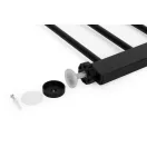 Biztonsági kapu, babarács, ECOTOYS SF-011-BC, szélesség: 74–100 cm, magasság: 77,5 cm, egykezes nyitás, kétirányú nyílás, önzáródó, összecsukható, fém és műanyag