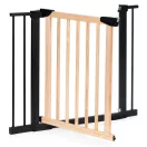 Biztonsági kapu, babarács, ECOTOYS SF-011-BC, szélesség: 74–100 cm, magasság: 77,5 cm, egykezes nyitás, kétirányú nyílás, önzáródó, összecsukható, fém és műanyag
