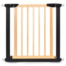 Biztonsági kapu, babarács, ECOTOYS SF-011A-BC, szélesség: 74–80 cm, magasság: 77,5 cm, egykezes nyitás, kétirányú nyílás, fém és fa