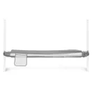 Leesésgátló ágykorlát, ECOTOYS SG-030A-GY, szürke/fehér, 150 x 61-92 cm, acél váz, légáteresztő háló, biztonsági zár, leengedhető, zsebes tároló, állítható magasság