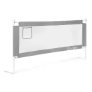 Leesésgátló ágykorlát, ECOTOYS SG-030C-GY, szürke/fehér, 200 x 61-92 cm, acél váz, légáteresztő háló, biztonsági zár, leengedhető, zsebes tároló, állítható magasság