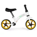 Kétkerekű futóbicikli, ECOTOYS LC-V1252, fekete, EVA habkerekek 19,5 cm, acél váz, állítható ülésmagasság: 33–41 cm, kormányfordulás határoló, 36 hónapos kortól