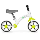 Kétkerekű futóbicikli, ECOTOYS LC-V1252, zöld, EVA habkerekek 19,5 cm, acél váz, állítható ülésmagasság: 33–41 cm, kormányfordulás határoló, 36 hónapos kortól