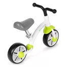Kétkerekű futóbicikli, ECOTOYS LC-V1252, zöld, EVA habkerekek 19,5 cm, acél váz, állítható ülésmagasság: 33–41 cm, kormányfordulás határoló, 36 hónapos kortól