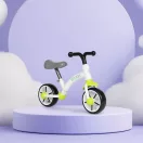 Kétkerekű futóbicikli, ECOTOYS LC-V1252, zöld, EVA habkerekek 19,5 cm, acél váz, állítható ülésmagasság: 33–41 cm, kormányfordulás határoló, 36 hónapos kortól