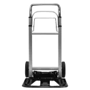 Molnárkocsi, Bauerkraft H-003, alumínium váz, 90 kg teherbírás, összehajtható, állítható magasság: 71-107 cm, gumi kerekek