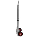 Molnárkocsi, Bauerkraft H-003, alumínium váz, 90 kg teherbírás, összehajtható, állítható magasság: 71-107 cm, gumi kerekek